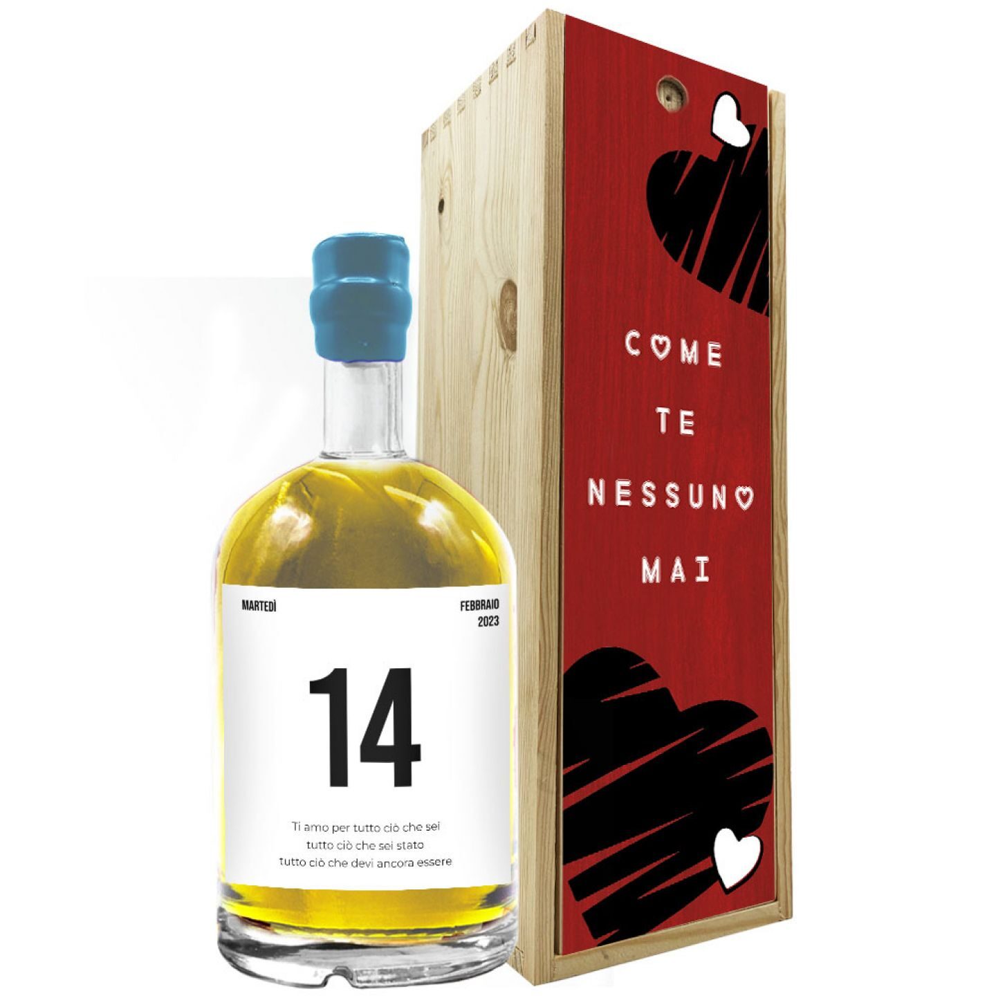 Limoncello personalizzato - Regalo originale per San Valentino - 1