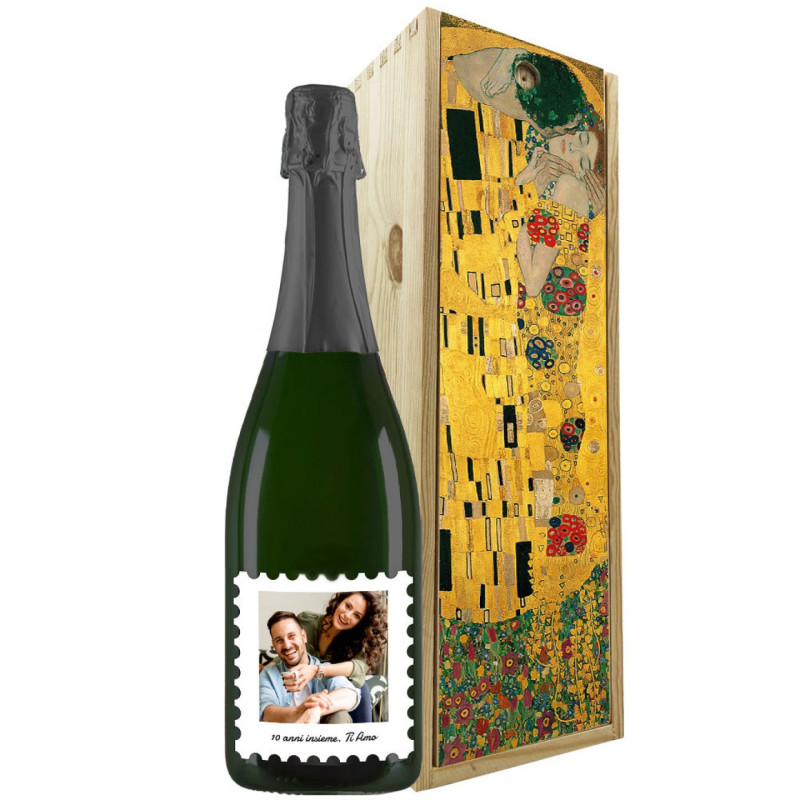 Prosecco MAGNUM con cassetta in legno per San Valentino
