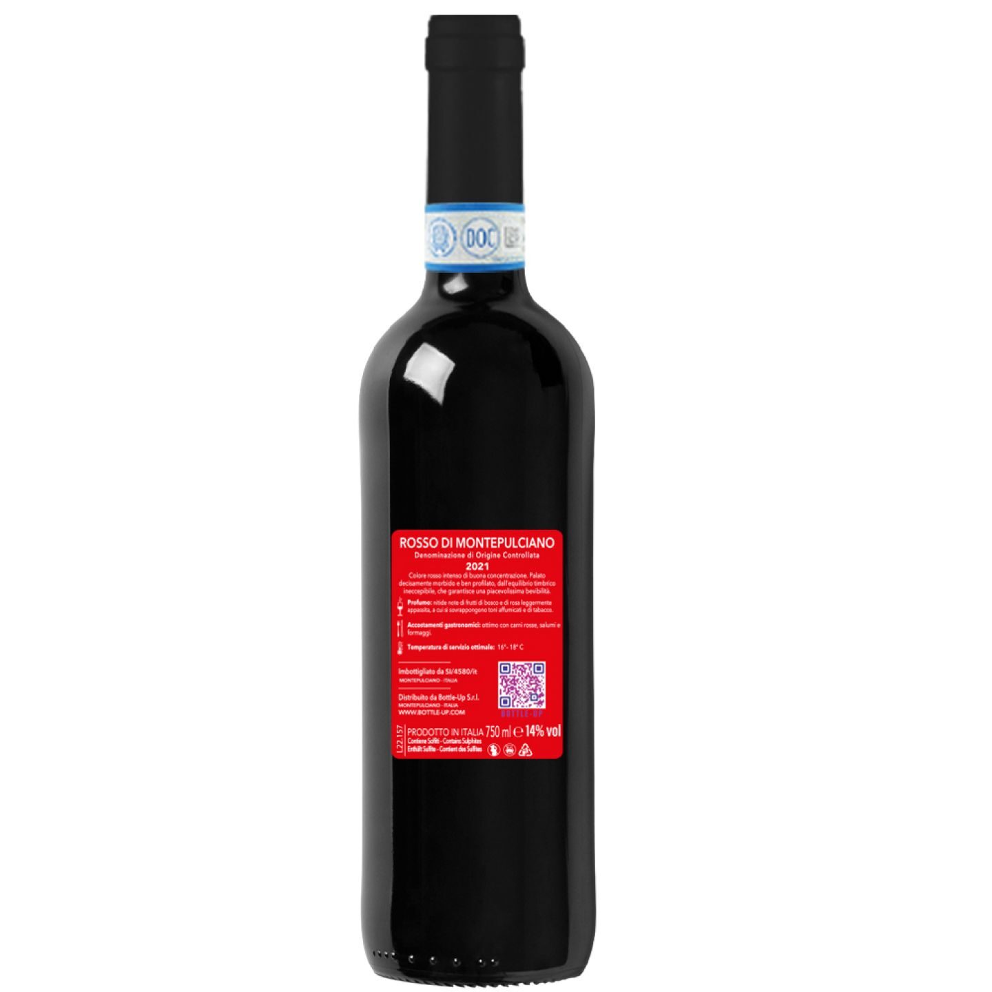 Bottiglia personalizzata con cassetta in legno per San Valentino - 4