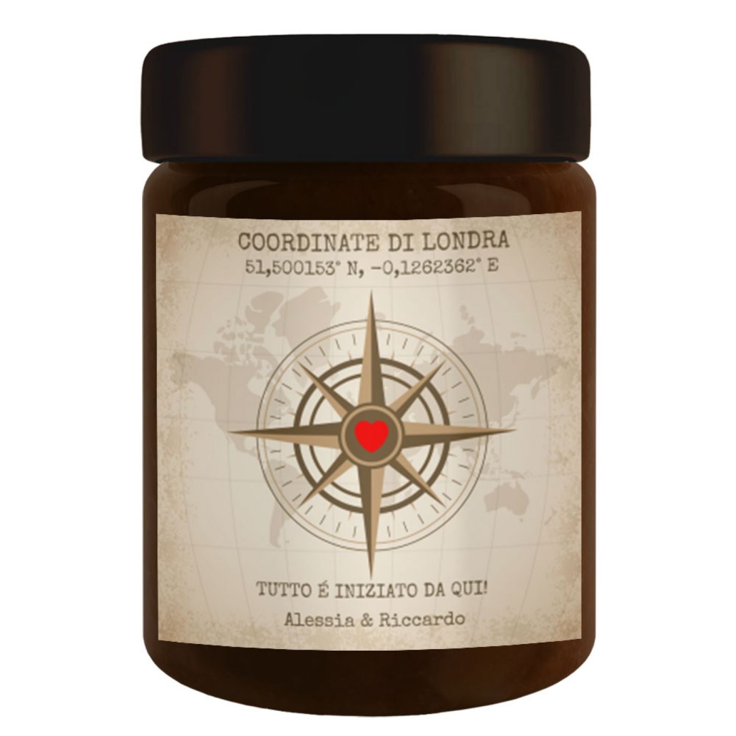 3 vasetti - Cioccolata personalizzata per San Valentino - 1