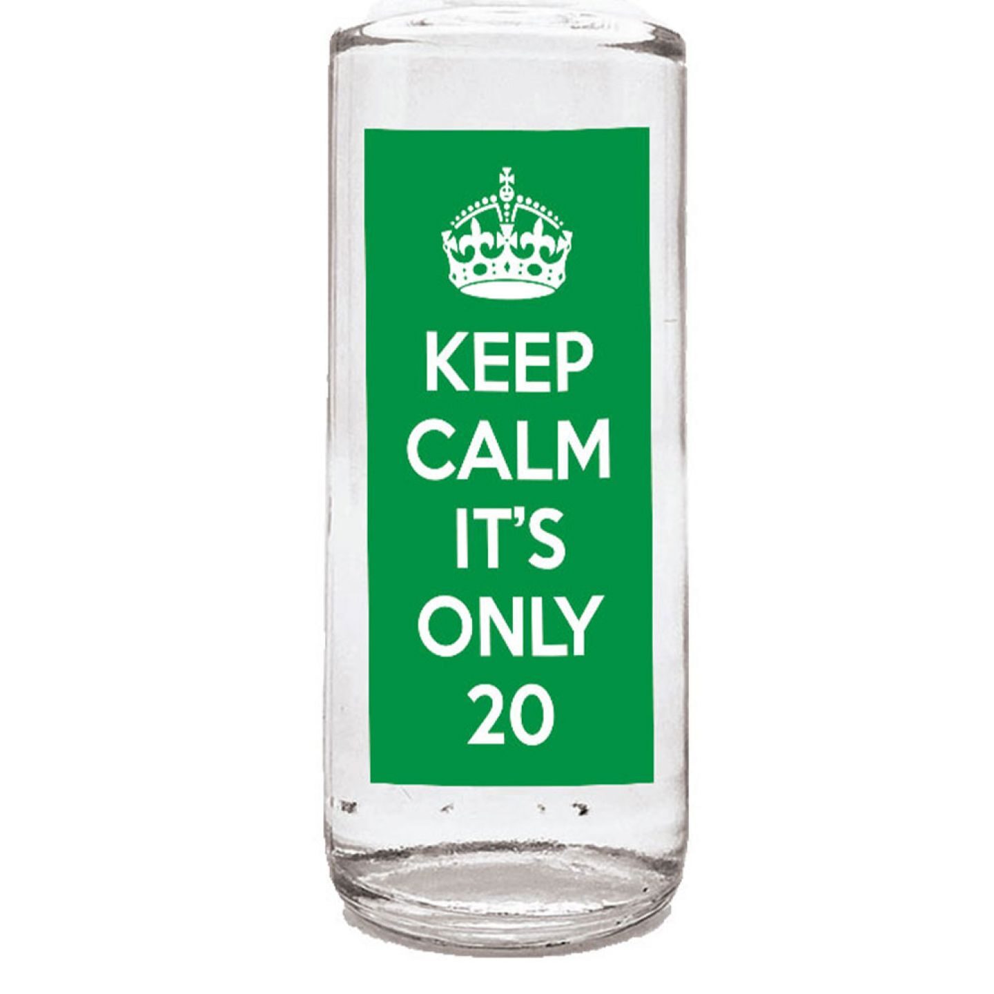 24 Gin personalizzato compleanno - mignon 0.10 lt. - Mini bottiglie di Distilled Gin idea per festa di compleanno - 1