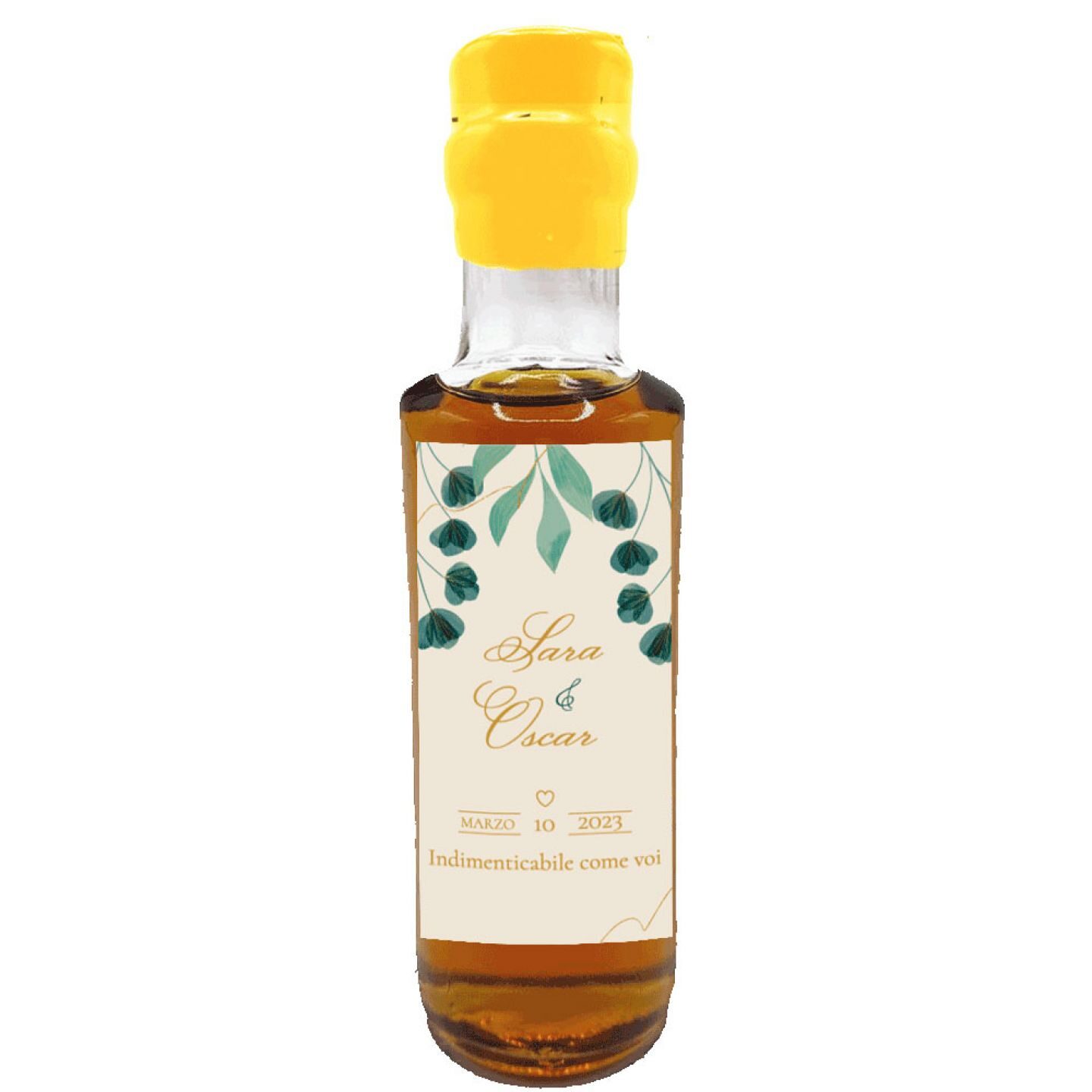 24 Amari personalizzati - mignon 0.10 lt. - Mini bottiglie per bomboniere matrimonio - 2