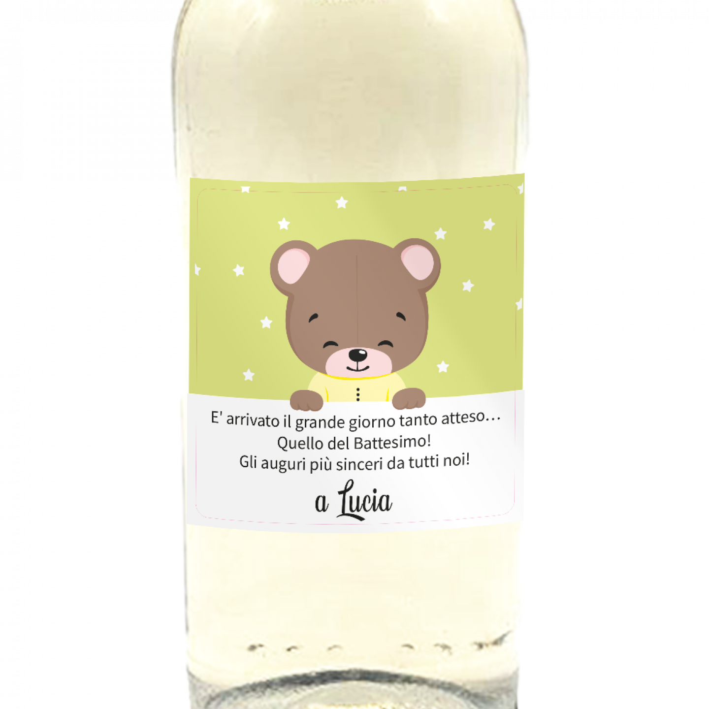 42 Bottiglie Delle Venezie Pinot Grigio DOC personalizzato per Battesimo - 1