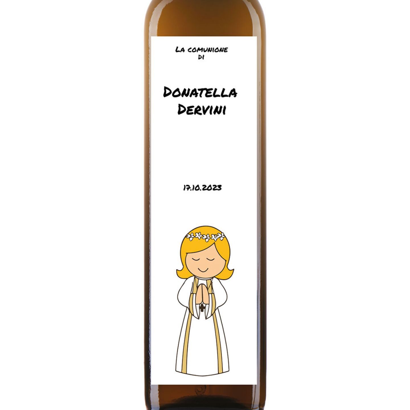 24 bottiglie 0.25 lt. - Olio d'oliva - Bomboniere per comunione - 1