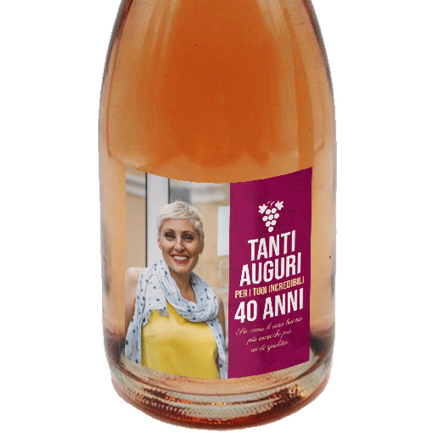 Prosecco DOC - Bottiglia personalizzata compleanno 40 anni - 2