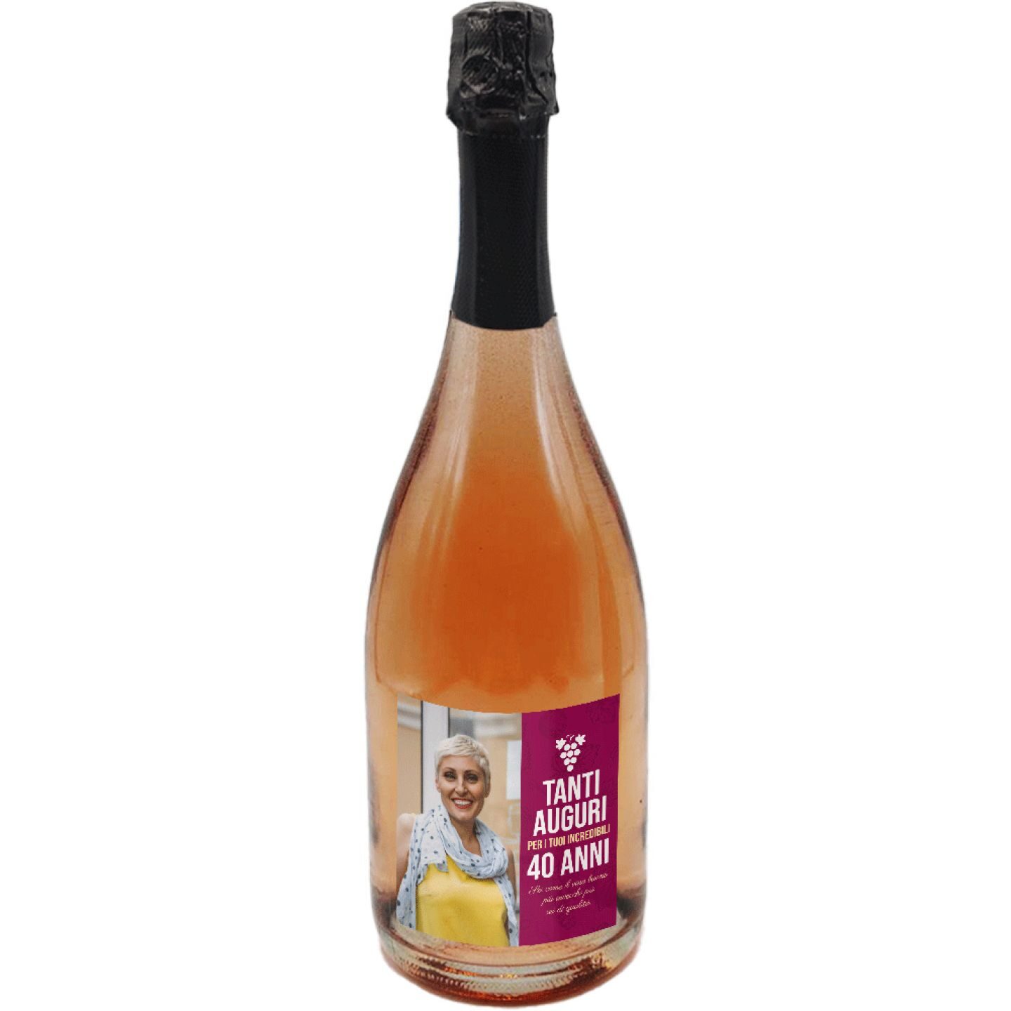 Prosecco DOC - Bottiglia personalizzata compleanno 40 anni - 4