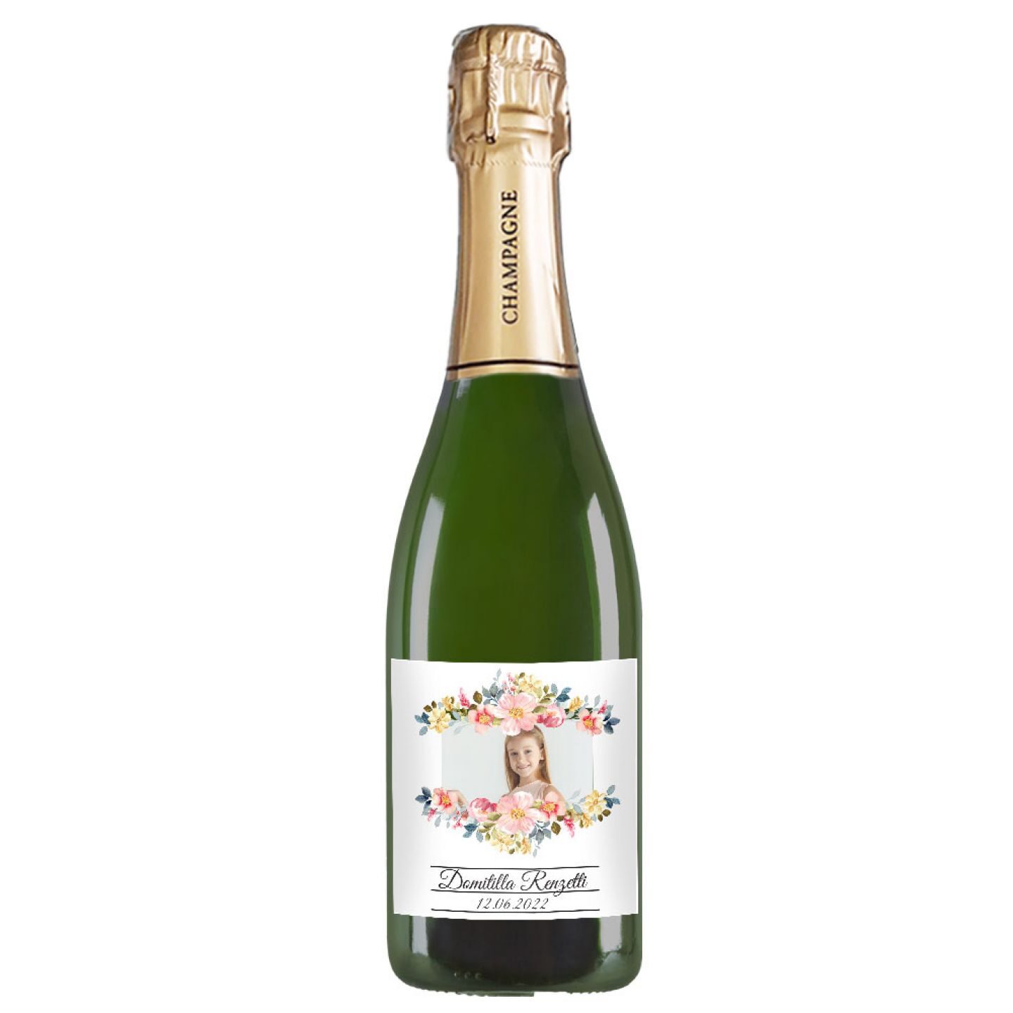 Champagne Personalizzato - Bottiglia personalizzata per Cresima - 1