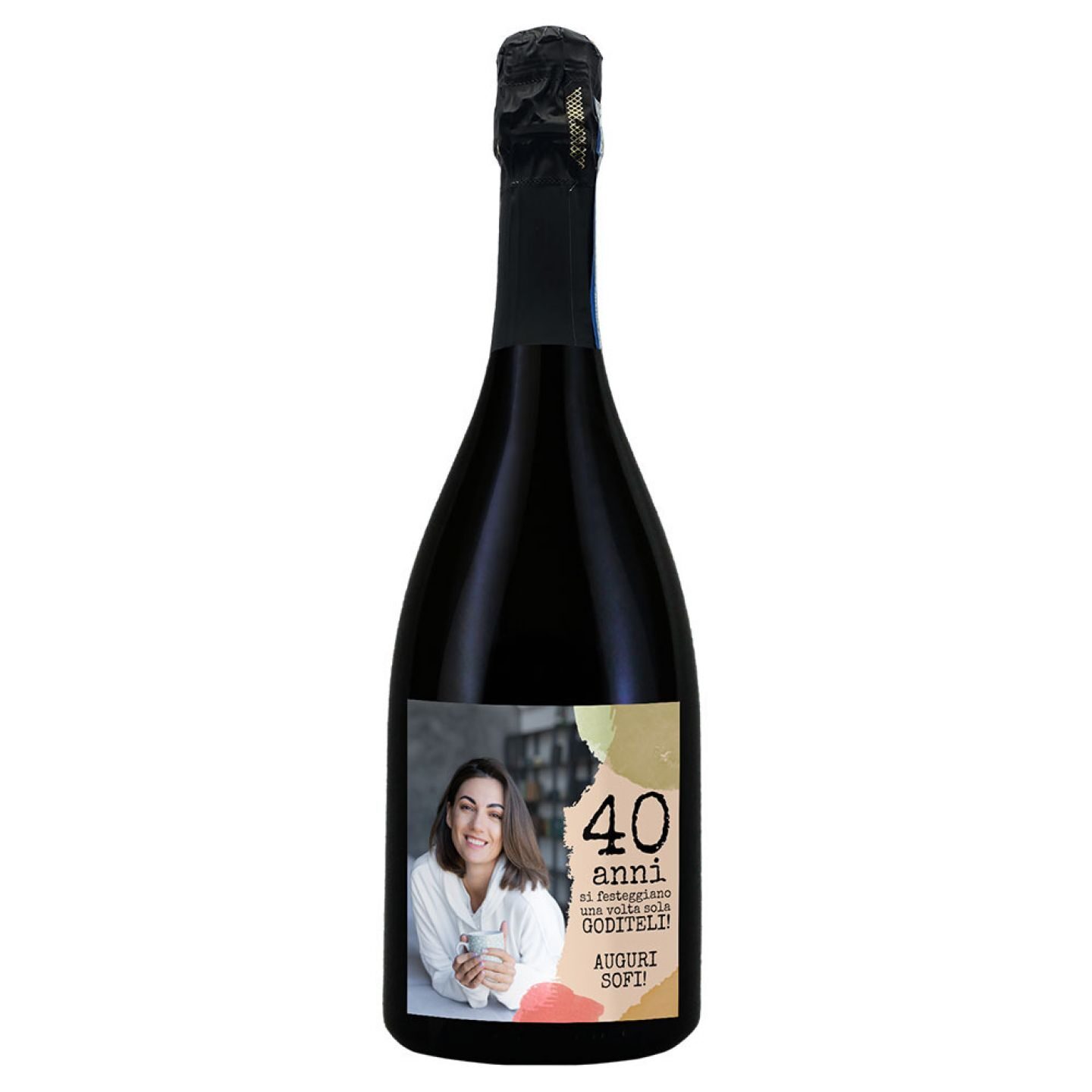 Customized Prosecco with wooden box 40th birthday gift idea - Image 5