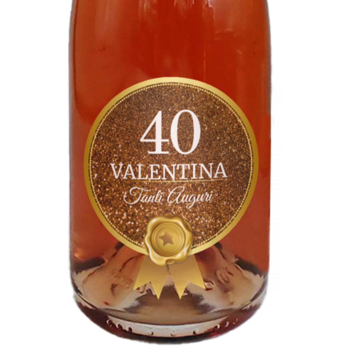 Champagne personalizzato con cassetta in legno idea regalo compleanno 40 anni - 3