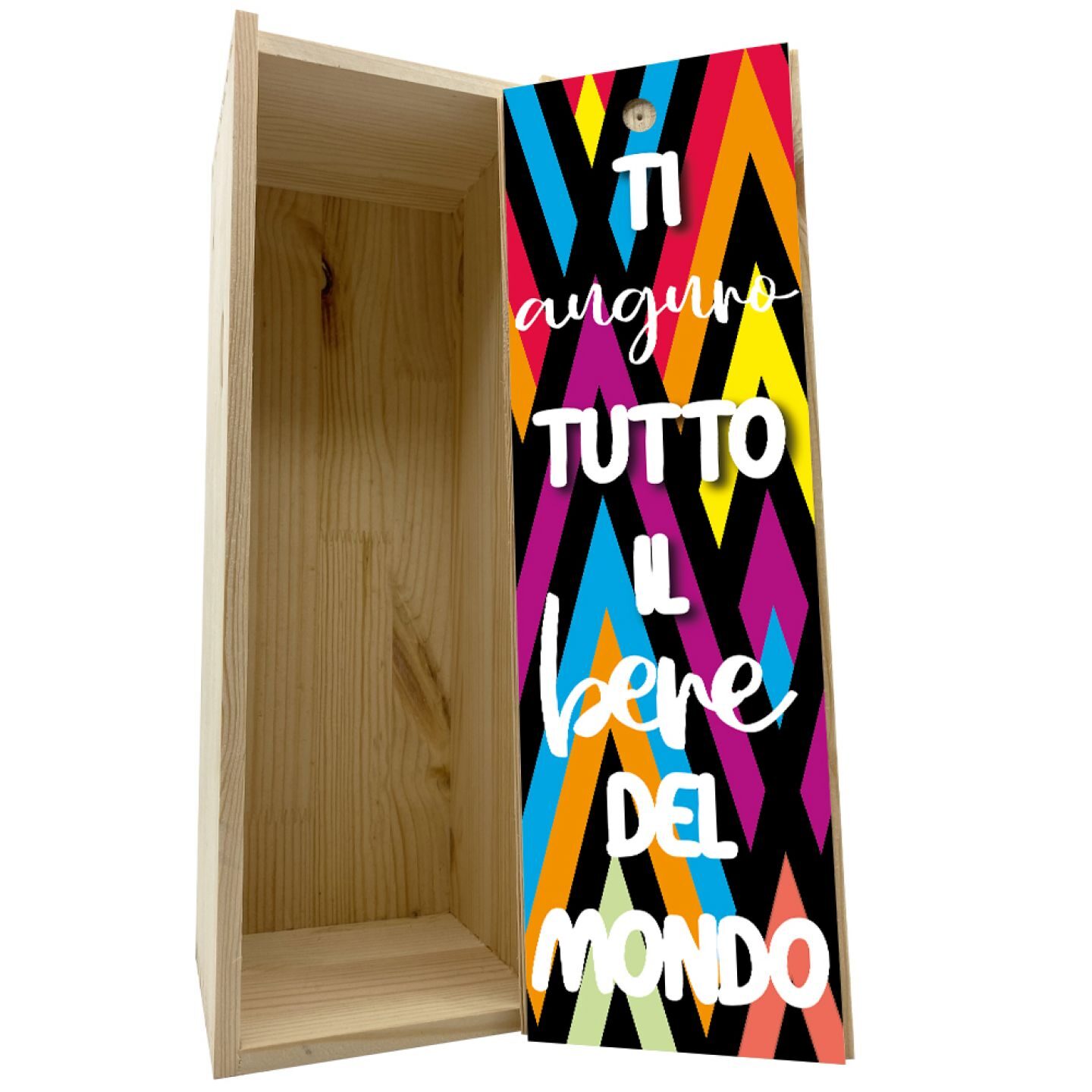 Wooden box 1 bottle 0.75 L - Il Bere del Mondo - Image 2