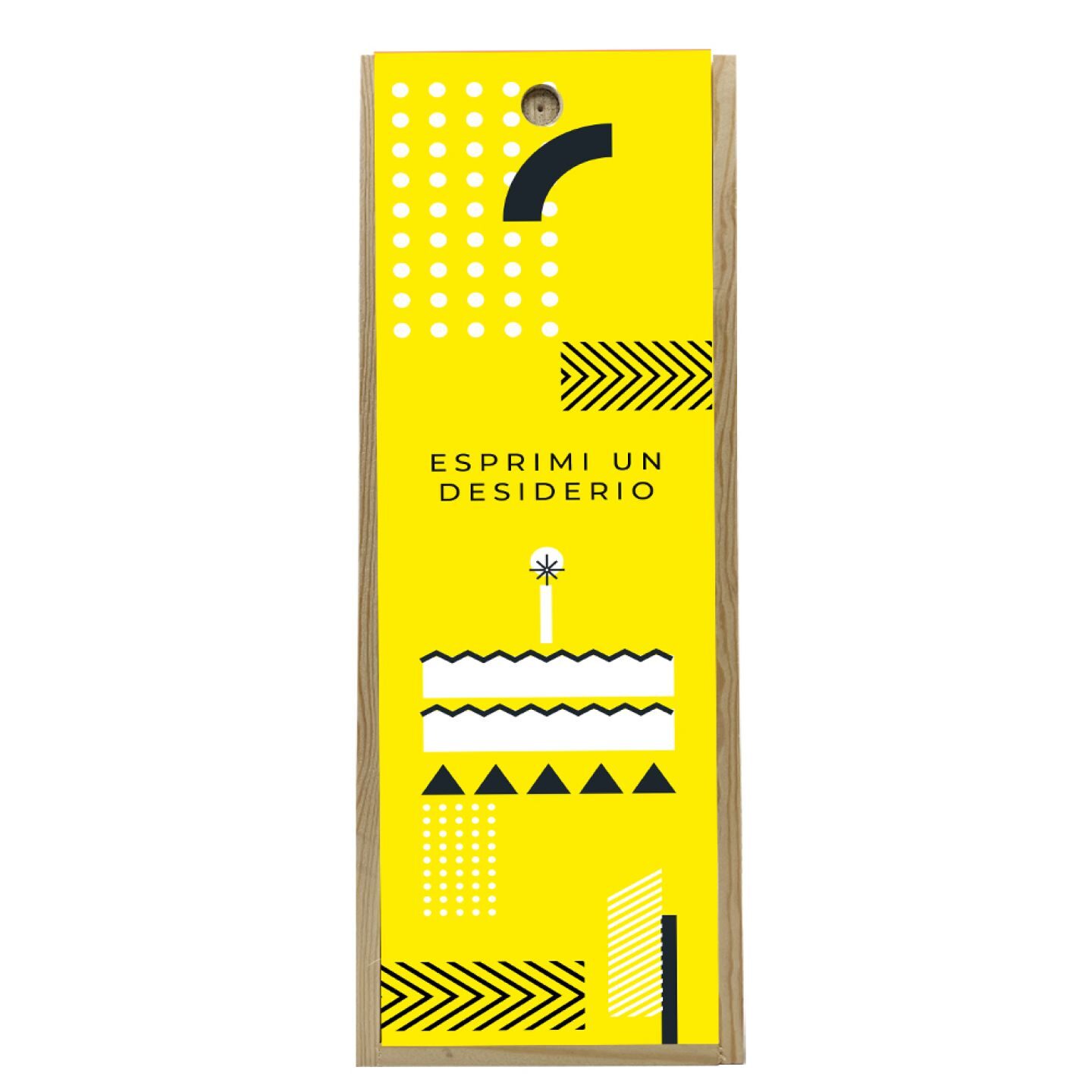 Wooden box 1 bottle 0.75 L - make a wish - Image 3