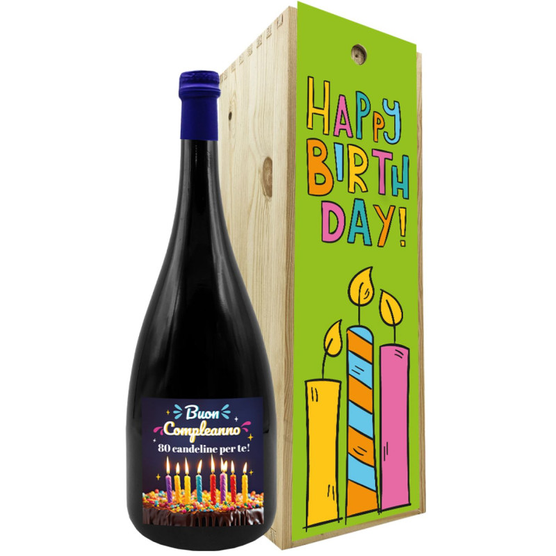 MAGNUM di Birra artigianale Dubble - Doppio Malto - idea regalo compleanno 80 anni