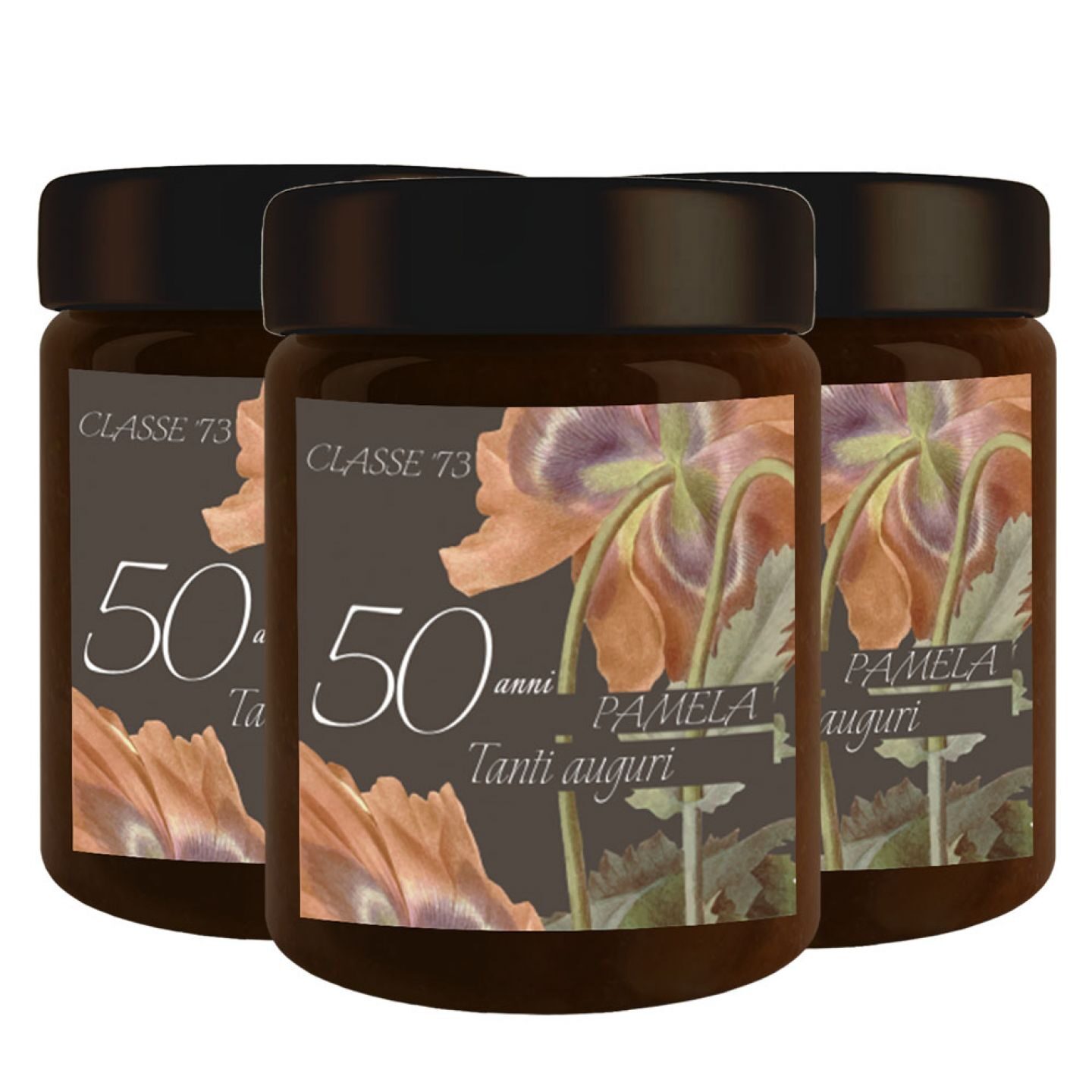 Cioccolata spalmabile al latte con cassetta in legno -  idea regalo compleanno 50 anni - 2