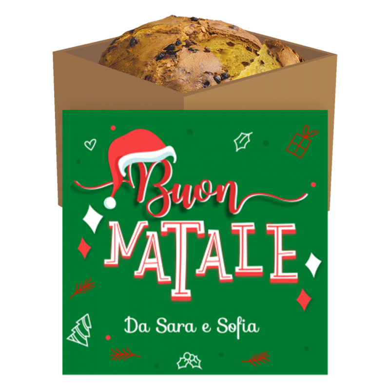 Panettone Classico - Personalizzato per Regalo di Natale