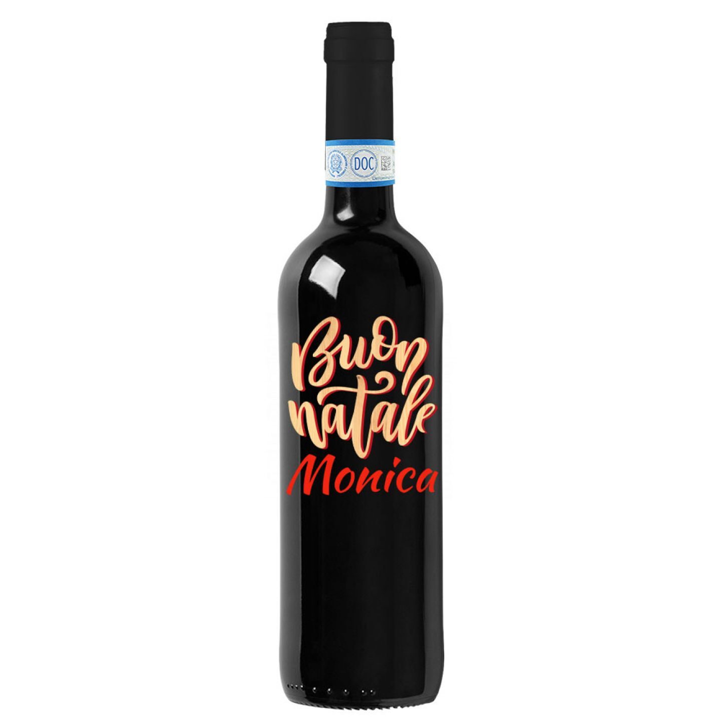 Rosso di Montalcino con cassetta personalizzata - Vino da regalare a Natale per auguri originali - 2