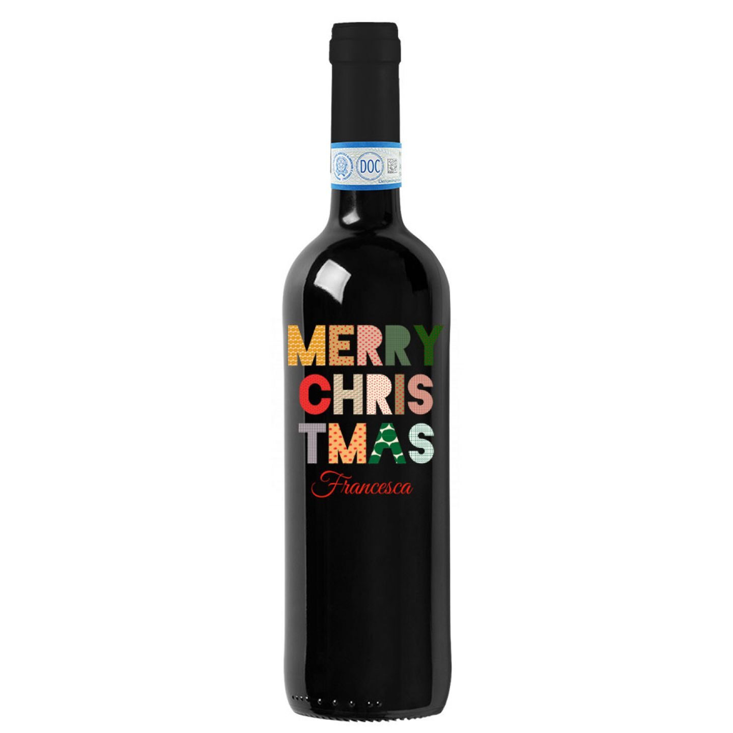 Rosso di Montalcino con cassetta personalizzata - Vino da regalare a Natale per auguri originali - 2