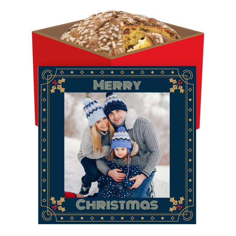 Panettone Glassato - Personalizzato per Regalo di Natale
