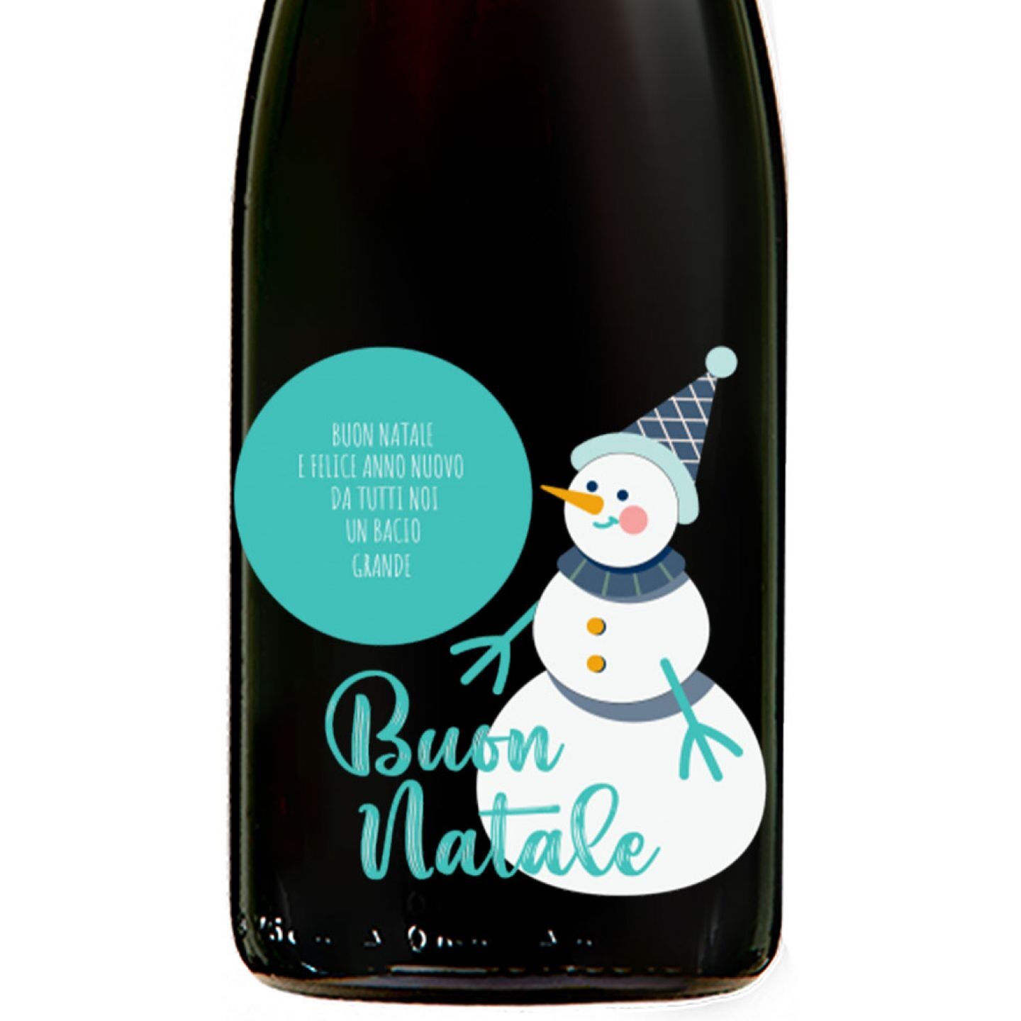 Prosecco Extra Dry - Bottiglia personalizzata per auguri di Natale - 1