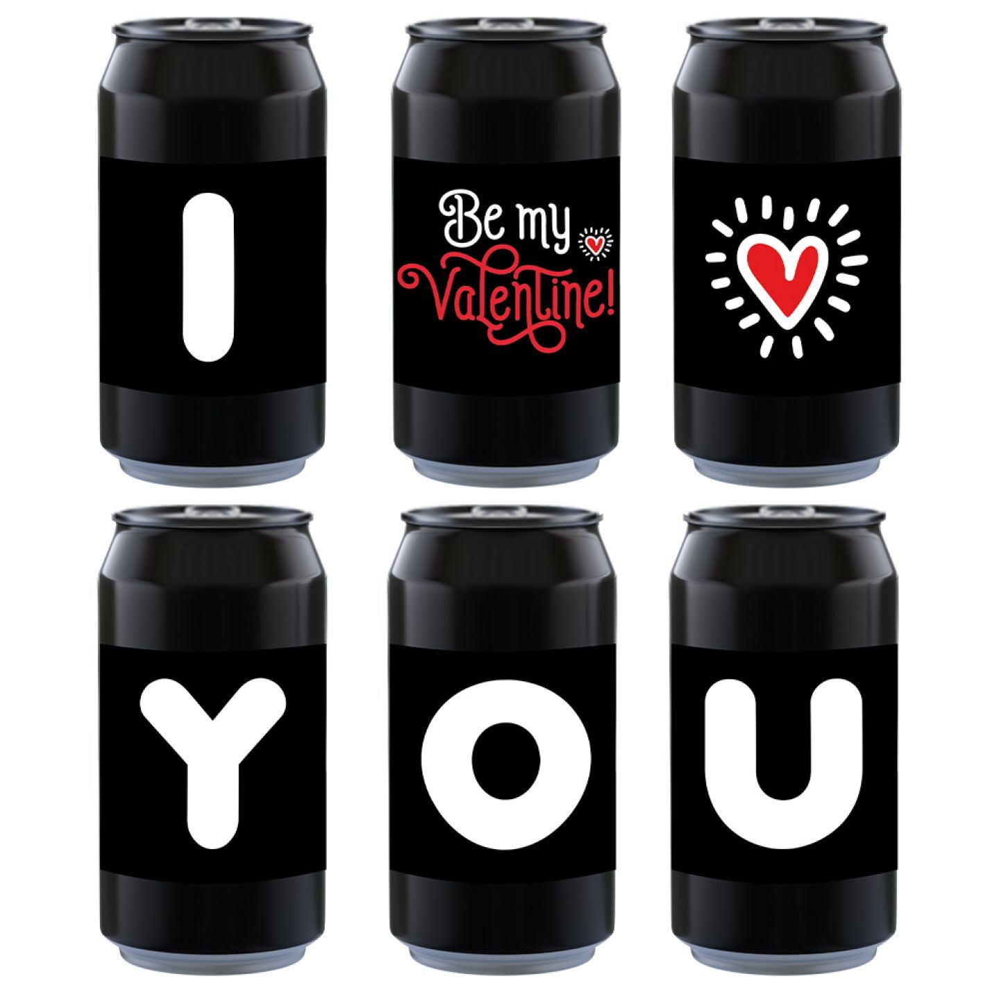 PILSNER - 6 lattine 0.33L. con scatola personalizzata per SAN VALENTINO - LOVE YOU - 3