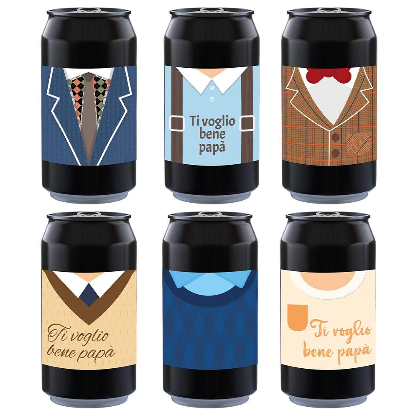 AMBER ALE - 6 lattine 0.33L. con scatola personalizzata per FESTA DEL PAPA' - WEARING - 3