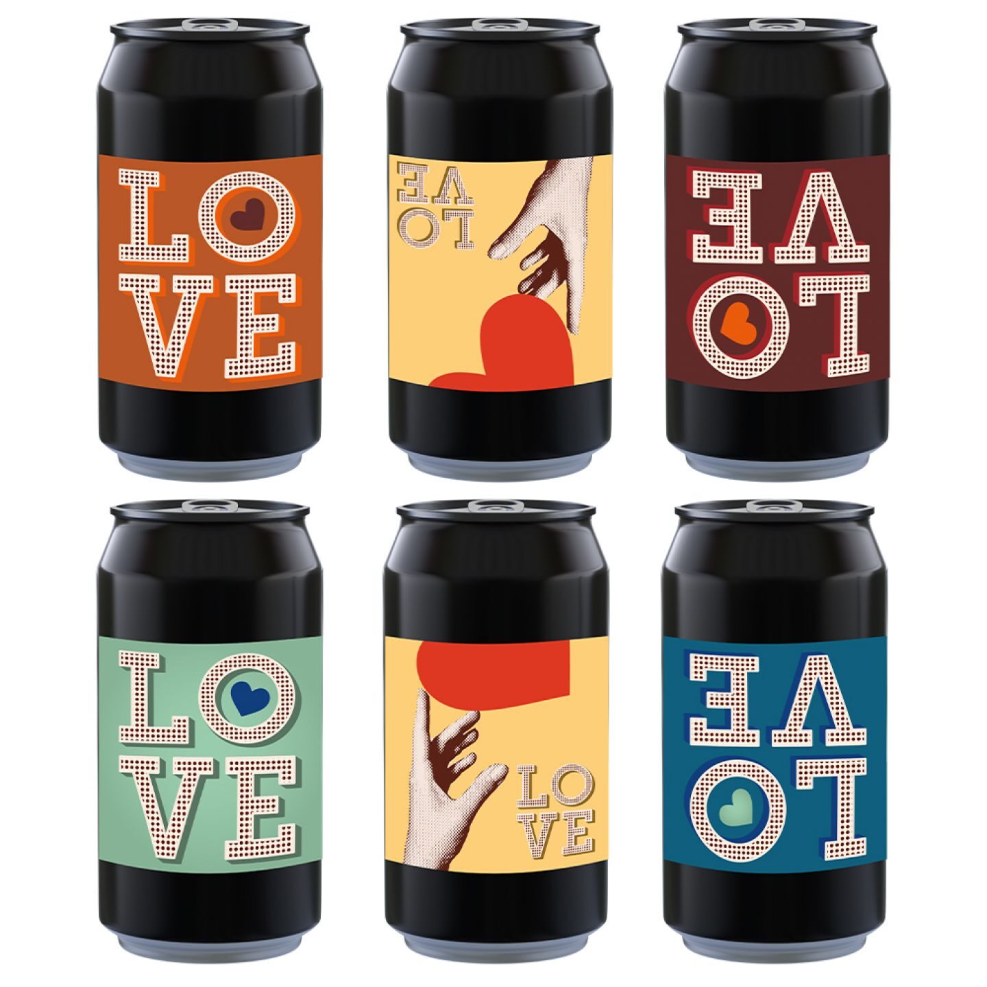 PILSNER - 6 lattine 0.33L. con scatola personalizzata per SAN VALENTINO - VINTAGE LOVE - 3