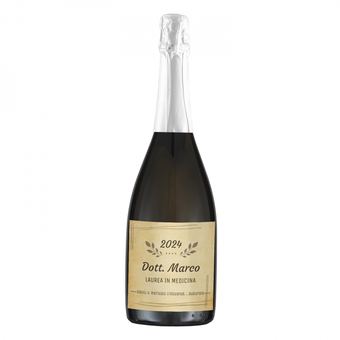 Prosecco personalizzato - Idea regalo per laurea - 1